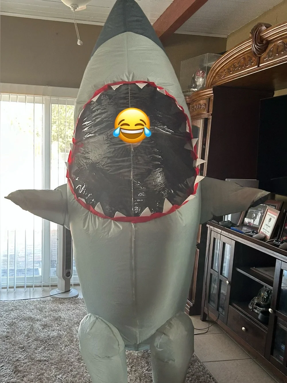 Great White Shark Inflatable Costume